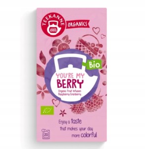 Herbata Organiczna Bio Malinowa Z Żurawiną 20 Torebek Teekanne